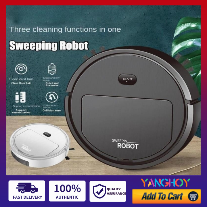 Smart Automatic Cleaning Robot ThreeInOne Sweeping Robot for Home And