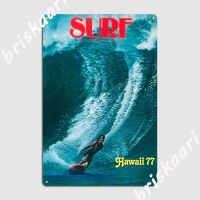 Surfs Up ป้ายโลหะ Cinema ตกแต่ง Party เครื่องตกแต่งฝาผนังโปสเตอร์ดีบุก  （Stock size: 20cm * 30cm）