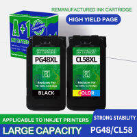 1ผลิตใหม่ CL58 E478 PG48XL CL58XL สำหรับ48 58ตลับหมึกสำหรับ Canon Pixma E408PG48E488E4280เครื่องพิมพ์