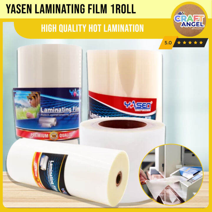 Yasen Laminating Film 1 Roll 4 Inches / 9 inches / 12 inches 125 / 200