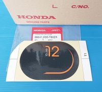 สติ๊กเกอร์เครื่องหมายCLUB12ติดฝาครอบหน้ารถแท้HONDA Scoopyi รุ่นไฟหน้าLED รุ่นล้อแม็ก ปี2017-2020อะไหล่แท้ศูนย์HONDA(86641-K93-T60ZA)1ชิ้น