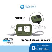 GoPro 8 Sleeve + Lanyard Green (เคส+สายคล้อง GoPro Hero 8 Black) เคสซิลิโคนกันกระแทก ของโกโปรแท้