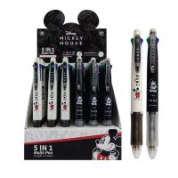( โปรโมชั่น++) คุ้มค่า Mickey Mouse ปากกา 5 in 1 ปากกา 4 สี และ ดินสอกด ในแท่งเดียว ราคาสุดคุ้ม ปากกา เมจิก ปากกา ไฮ ไล ท์ ปากกาหมึกซึม ปากกา ไวท์ บอร์ด