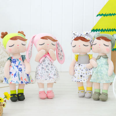 33cmX15cm BE TOP Metoo Dolls Stuffed Toys For Girls Baby Beautiful Rabbit Spring-Summer Angela Soft Animals For Kids Infants