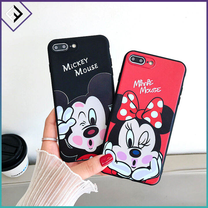 เคสมือถือสำหรับ-huawei-y7โปร2018-y7ไพรม์2018-y7-2018-huawei-y7-prime-y7-2017-huawei-y7โปร2019-y7ดีไซน์ใหม่-minniemouse-เคสหลังซิลิโคนเคสหลังตุ๊กตา-mickeymouse-พร้อมสายคล้อง