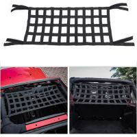 ☜♝ Universal Soft Nylon Car Multifunction Roof Hammock Net Cargo Storage Grid For Jeep Wrangler TJ JK JL SUV Off-Road vehicle