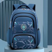 High-end New schoolbag for primary school students Korean version of casual childrens bags for grades 1-3-6 side refrigerator style student backpack  Uniqlo original