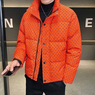 Top Grade Luxur Mens Thick （Winter) Down Jacket 2022 New Men Fashion Harajuku Short Spirt 90 White Duck Down Coats