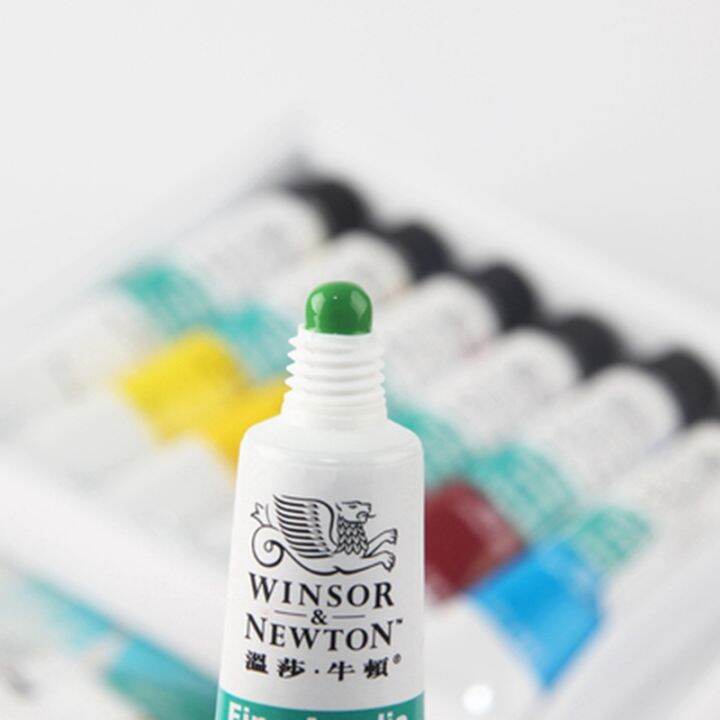 winsor-amp-newton-12-18-24-colors-professional-acrylic-paints-set-10ml-hand-painted-wall-painting-textile-paint-brightly-colored