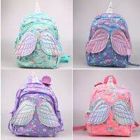 ☈► Australian smiggle wing กระเป๋านักเรียน กระเป๋าเป้ขนาดกลาง โรงเรียนอนุบาล นักเรียนประถม กระเป๋าเป้การ์ตูน กระเป๋านางฟ้า