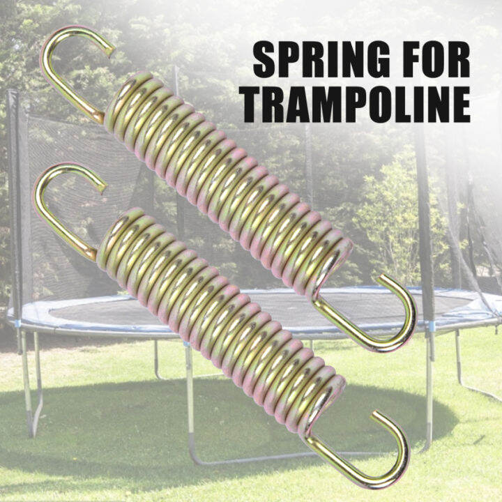 10pcs-หัวเปลี่ยนไส้กรอกน้ำ-trampoline-springs-10pk-สภาพอากาศสังกะสีชุบสังกะสี15ซม-3-5มม-ขนาด