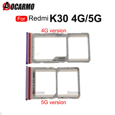 ถาดซิมการ์ดสำหรับ Xiaomi Redmi K30 4G 5G อะไหล่-fbgbxgfngfnfnx