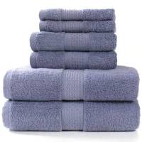 Luxury Bath Towel Set,2 Large Bath Towels,2 Hand Towels,2 Washcloths. Hotel Quality Soft Cotton Highly Absorbent Bath Towel