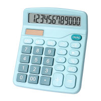 Home Office 12 Cijfers Display Handheld Desk Desktop Calculator Dual Solar Power Grote Knop Business &amp; Accounts Snelle Levering