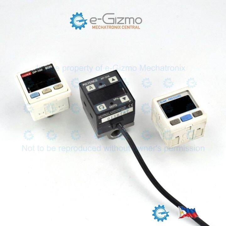 Digital Pressure/Vacuum Sensor Switch SunX DP101 Keyence AP31A SMC