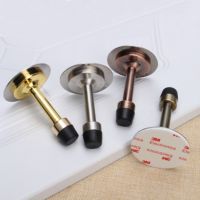 【CW】 New Magnetic Door Stopper Sticker Toilet Glass Holders Catch Floor Nail-free Doorstop Hardware