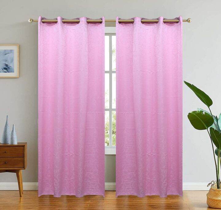 Fashion Home Curtain Brocade Polyester Curtain with Ring Assorted Designs 1PC, 150cm x 210cm