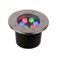 LED Underground Light 1W 3W 5W 7W โคมไฟชั้นกลางแจ้ง Ground Spot ภูมิทัศน์สวนสแควร์ฝัง Yard 85-265V DC12V IP67