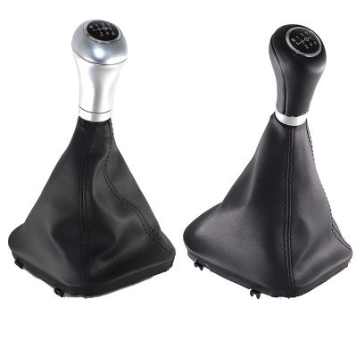 【cw】 Car Gear Shift Knob Lever Stick Gaiter Boot Cover Collar Leather For MERCEDES BENZ C CLASS W203 S203 CL203 2000-2004 W209 CLK