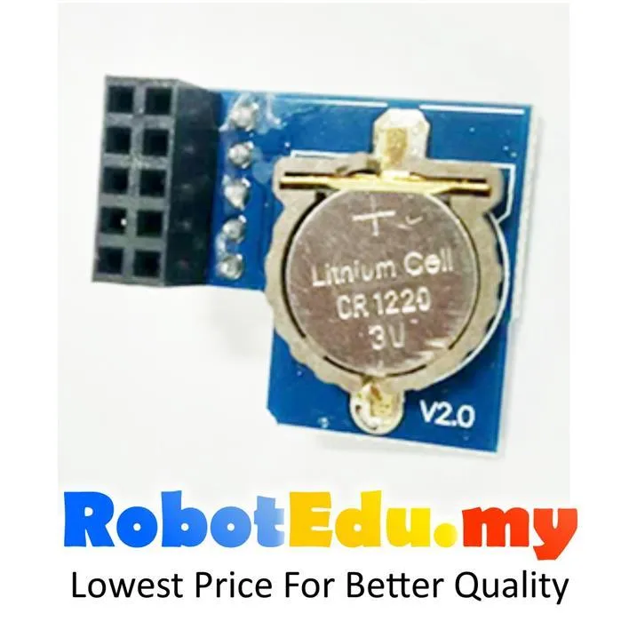 Raspberry Pi DS1307 RTC Real Time Clock Module ; for GPIO with Battery
