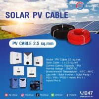 PSI PV CABLE 2.5 sq.mm Solar Cable สีดำ / Black 100M. / box.