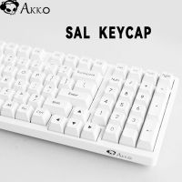 ~ AKKO  SAL profile keycap/full set/black and white/ABS material/double shot/mechanical keyboard general