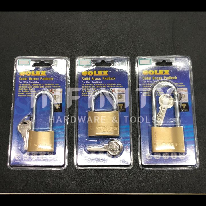 solex-กุญแจคล้องสายยู-รุ่น-sl99-ขนาด-40-มม-และ-50-มม-กุญแจล็อกสายยูโซแล็กซ์-แบบคอสั้นและคอยาว