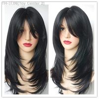 QQXCAIW Natural Long Wavy Wig For African American Women Cosplay Black Heat Resistant Synthetic Hair Daily Wigs [ Hot sell ] Toy Center 2