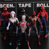 Genuine Bulk Marvel Avengers Spider Man Action Figures Joint Movable Doll Model Boy Toy Children Gift Desktop Decoration