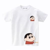 เสื้อยืด คอกลม สีดำ ทรงโอเวอร์ไซซ์ พิมพ์ลายการ์ตูน แนวสตรีท แฟชั่นสำหรับผู้ชายและผู้หญิง