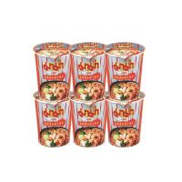 [พร้อมส่ง!!!] มาม่าคัพ บะหมี่กึ่งสำเร็จรูป รสต้มยำกุ้ง 60 กรัม x 6 ถ้วยMama Cup Instant Noodle Shrimp Tom Yum Flavour 60 g x 6 cups