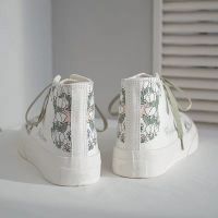 COD SDFGDERGRER [READY STOCK] 2022 Little White Shoes New Style Womens High-Top Canvas