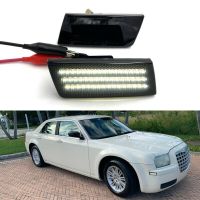 โคมไฟ LED 2 Buah 2 Buah PANDA Sisi Lampu Sein Lampu Parkir Untuk Chrysler 300 2005 2006 2007 2008 2009 2010 Mobil Aksesori