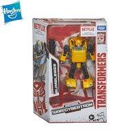 Hasbro หม้อแปลงรุ่นคอมแบท WFC Netflix Bumblebee 10ซม. ตุ๊กตาขยับแขนขาได้ดั้งเดิมระดับดีลักซ์