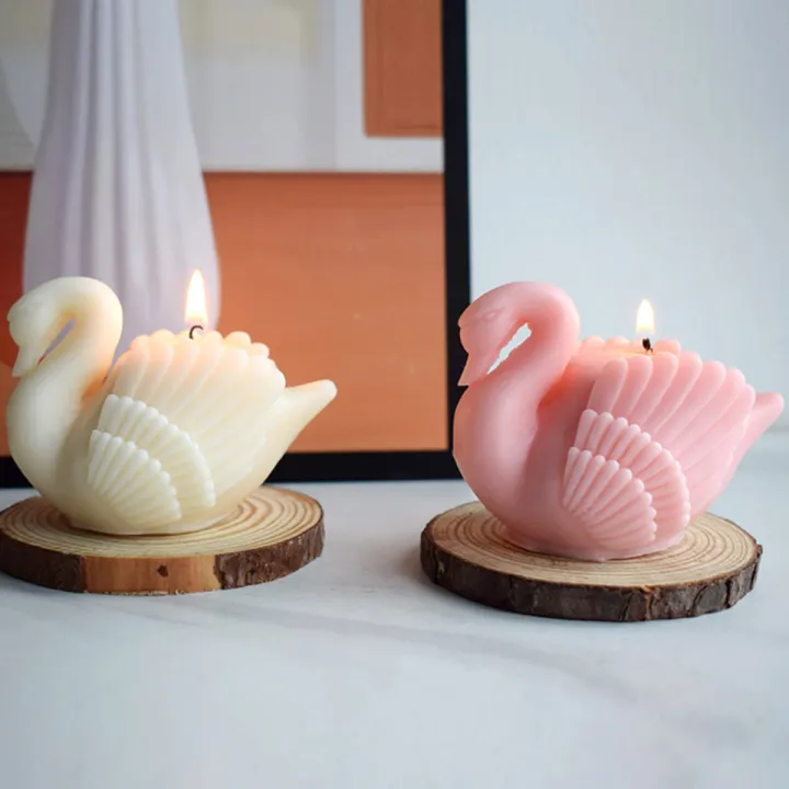 resin-casting-mold-gypsum-molding-mold-silicone-candle-mold-animal-shaped-candle-mold-wild-goose-candle-mold