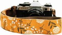 Art Tribute Spring Blossom Flowers Camera Shoulder Strap Belt For All DSLR Camera – Vibrant Design Universal DSLR Strap, Multi Color Neck Belt Best Gift for Men &amp; Women Photographers Mustard Flowers