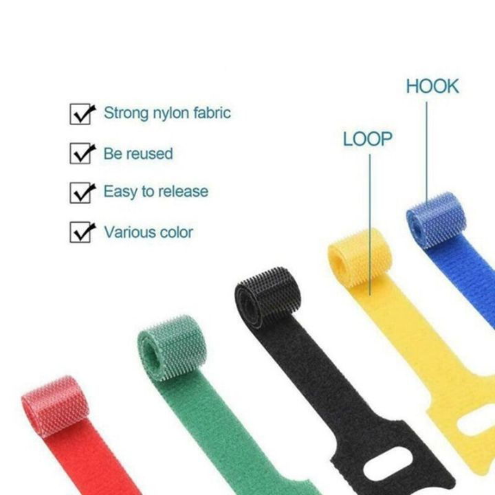 30pcs-50pcs-detachable-cable-ties-color-reusable-nylon-ties-t-type-cable-organizer