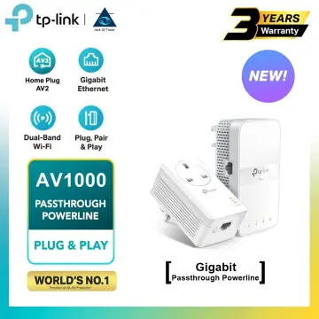 TP-Link TL-WPA7617 KIT AV1000 Gigabit Passthrough Powerline ac Wi