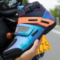 2023 new Four seasons locomotive shoes motorcycle riding male knight racing seasons cross-country motorcycle boots boots motorized brigade and equipment