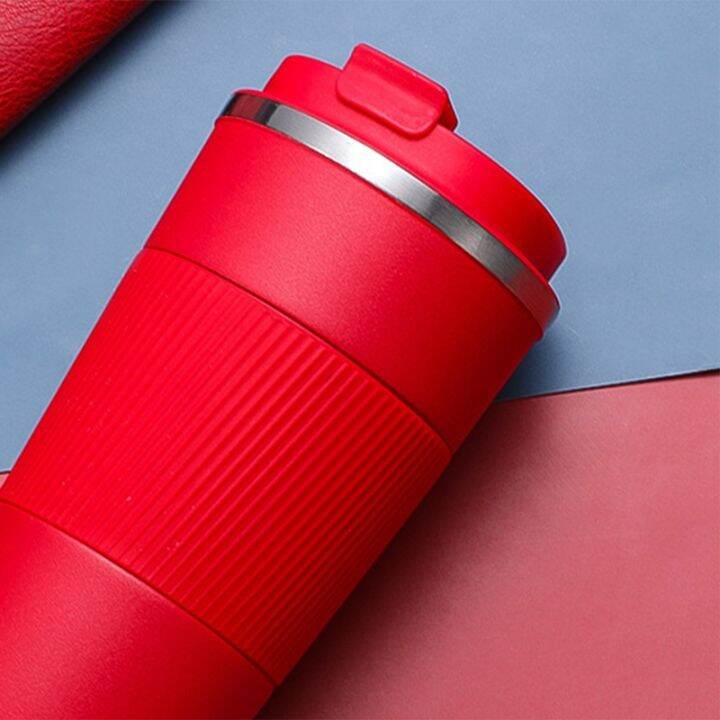 1-pcs-coffee-mug-leak-proof-car-vacuum-flask-travel-thermal-cup-water-bottle-double-stainless-steel-304-non-slip-white