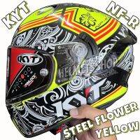 KYT NF-R STEEL FLOWER YELLOW