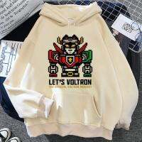 Voltron เสื้อสเวตเตอร์ดึงแขนยาวอนิเมะน่ารักสำหรับผู้หญิง,เสื้อกันหนาวแบบกอธิคเสื้อเชิ้ตมีฮู้ดอะนิเมะ