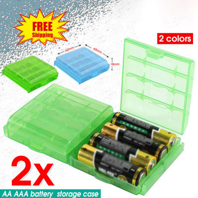 7th Battery Box 7th Battery Box 5th Battery Box desktop Storage Bag Transparent Battery Storage Box AA/AAAA Battery Case AA AAA Battery Box Storage Case Cover Batteries Holder Organizer