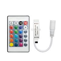 ควบคุม Led Ir Rgb ไร้สาย Mini Controler สำหรับ Rgb 5050ไฟแถบไฟ Led หรี่ Dc12v