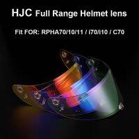 HJC HJ-31 I70 I10 HJ-20M C70 HJ-26 RPHA 70 10 11กระบังหน้าหมวกนิรภัยเลนส์ Seluruh Wajah Casco Moto UV Capacete De อุปกรณ์เสริม