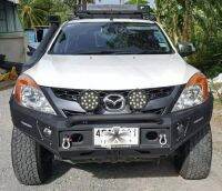 กันชนออฟโรดMAZDA BT 50 PRO เขาเดียวแบบใหม่ พร้อมแคร่งล่าง ถาดวินซ์ไฟLED 15990 รวมส่ง