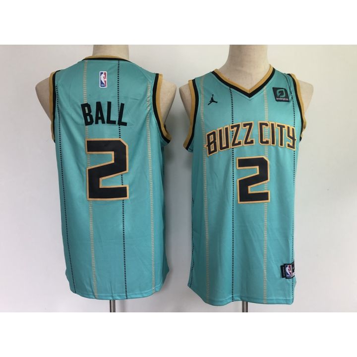 nba-charlotte-hornets-2-lamelo-ball-basketball-jersey-men-เสื้อบาสเกตบอลผู้ชาย