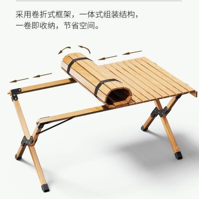 Foldable Table Outdoor Folding Table Egg Roll Table Portable Table