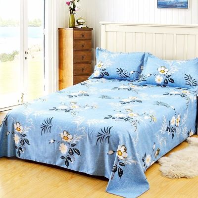 ผ้าปูที่นอนสำหรับผ้าปูที่นอนนุ่มในบ้านผ้าปูที่นอน1ชิ้นสำหรับเคสป้องกันที่นอนแฟชั่นลายดอกไม้