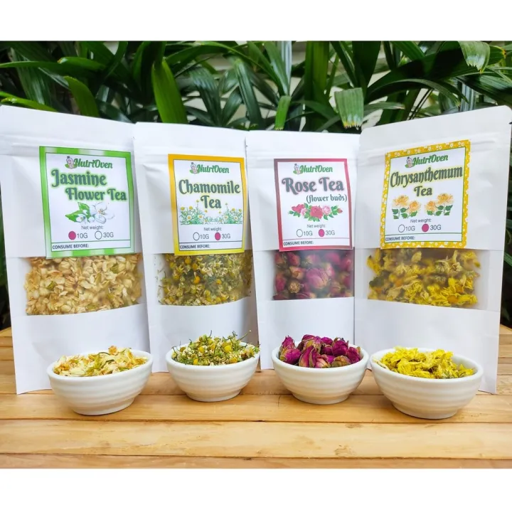 herbal tea DRIED FLOWER TEA Chamomile Chrysanthemum Rose Jasmine Herbal